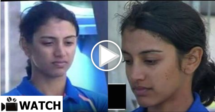 WATCH: Smriti Mandhana spotted with tears in the dug out