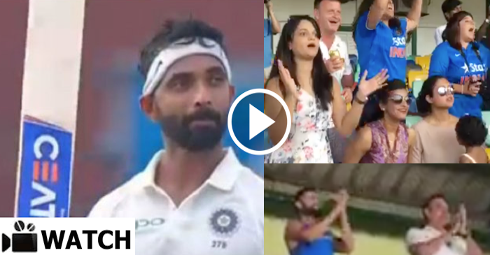 WATCH: Radhika, Virat Kohli and others celebrate Ajinkya Rahane’s century against Sri Lanka