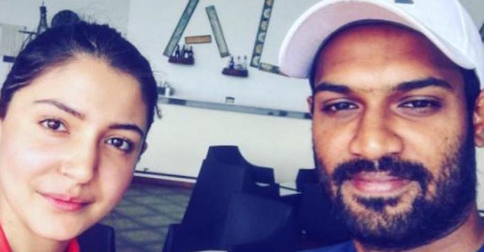 Chamara Kapugedera clicked selfie with Anushka Sharma; posted it with a lovely caption on social media