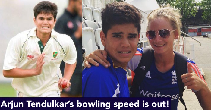You’ll be surprised to know the bowling speed of Arjun Tendulkar