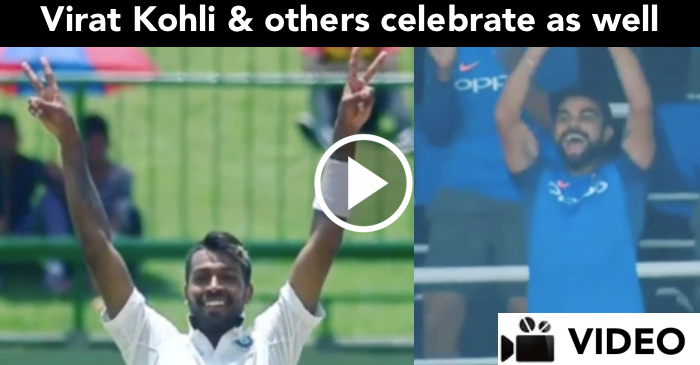WATCH: Hardik Pandya’s EPIC celebration after scoring his maiden Test century