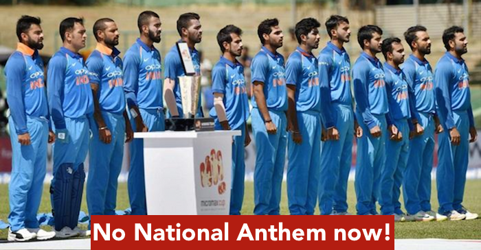Here’s the reason why there would be no more National Anthems in the upcoming matches of Sri Lanka vs India ODI series