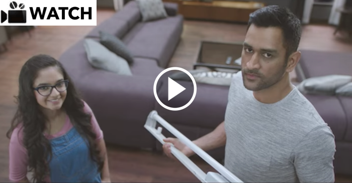 WATCH: MS Dhoni left embarrassed in a new TV commercial
