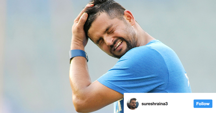 Suresh Raina posts cryptic message after being ignored for India’s ODI, T20I series against Sri Lanka