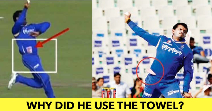 Sreesanth reveals why he used towel while bowling in the IPL