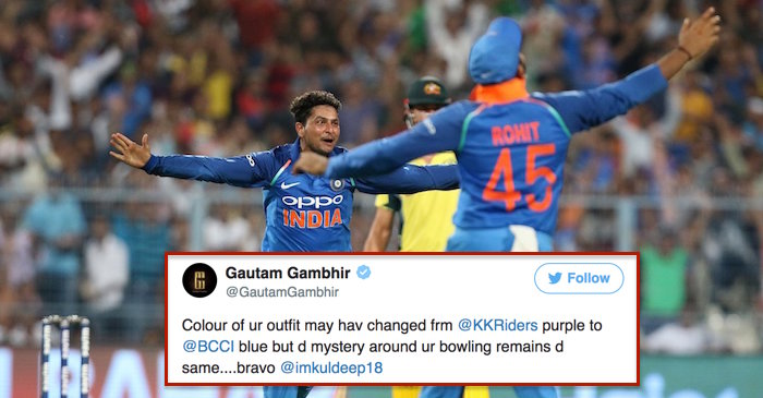 Cricketing world reacts as Kuldeep Yadav becomes third Indian to take a hat-trick in ODIs