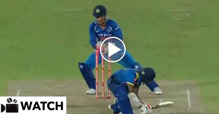 WATCH: MS Dhoni’s 100th stumping in ODI cricket