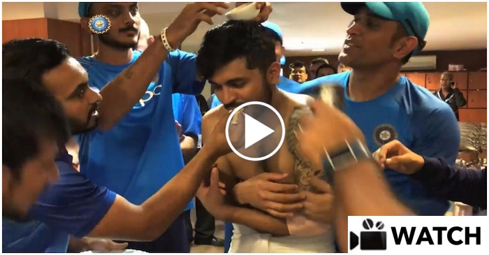 WATCH: After winning 2nd ODI, Team India celebrated Manish Pandey’s birthday in Kolkata