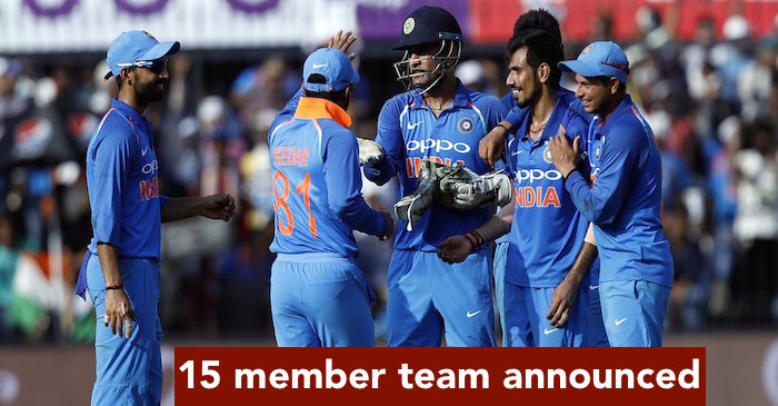 BCCI announces Indian squad for last two ODI’s against Australia
