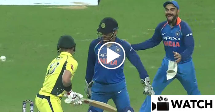 WATCH : Virat Kohli gives Matthew Wade a send-off after his dismissal
