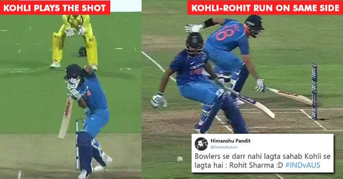 Twitterati blame Virat Kohli for Rohit Sharma’s runout. What a horrible mix-up