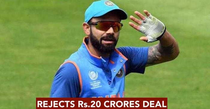Virat Kohli turns down multi-crore deal and the reason will surely make you respect him