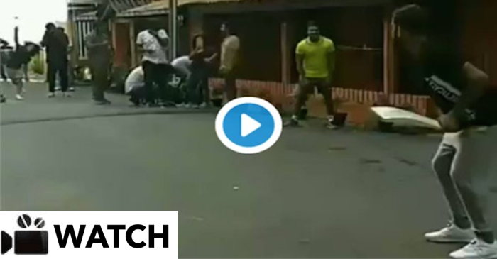 VIDEO: Virat Kohli bats left-handed on the streets in Sri Lanka