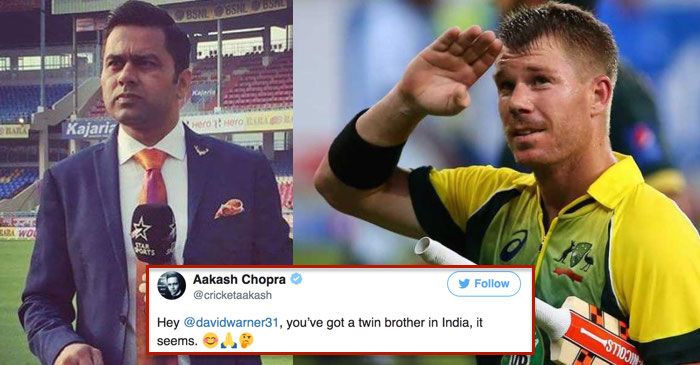Aakash Chopra tries to mock David Warner; get TROLLED by fans instead