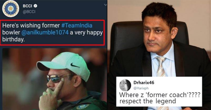 BCCI deletes Anil Kumble’s birthday tweet as fans slammed board for their post