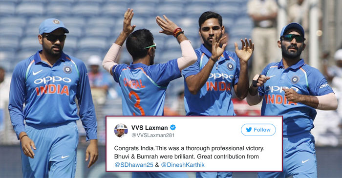 Cricket fraternity reacts as India beat New Zealand in Pune to level series 1-1