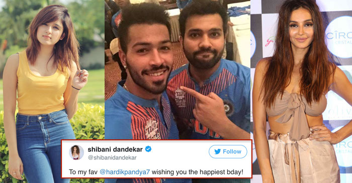 Cricketers and celebrities wish Hardik Pandya on his 24th birthday