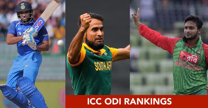 Latest ICC ODI Rankings: Teams, Batsmen, Bowlers & All-Rounders