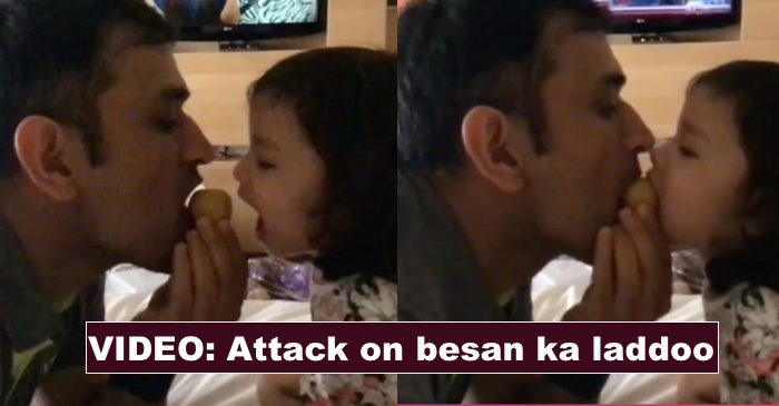 This lovely VIDEO of MS Dhoni with daughter Ziva is winning the internet