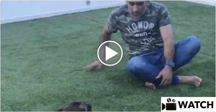 VIDEO: MS Dhoni plays ‘mirror game’ with his dog