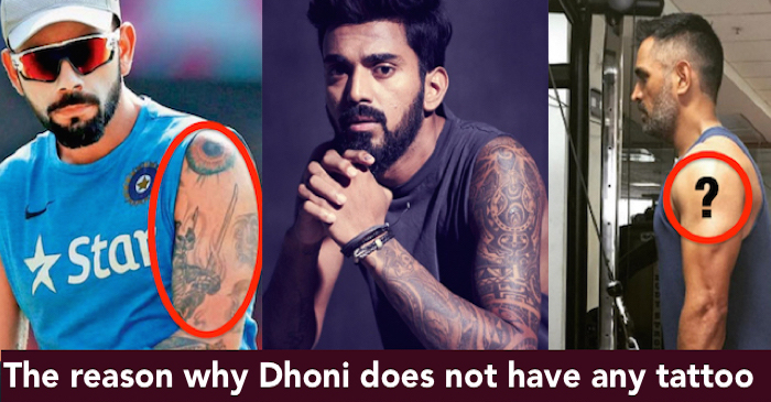 You will be amused to know why MS Dhoni does not have any tattoo on his body