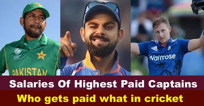 Salaries of highest paid cricket captains in the world