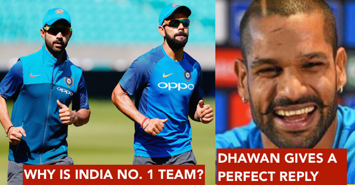 Shikhar Dhawan reveals why India is number 1 in Tests and ODIs