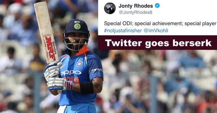 Twitter reacts as Virat Kohli registered record 31st century in his 200I ODI