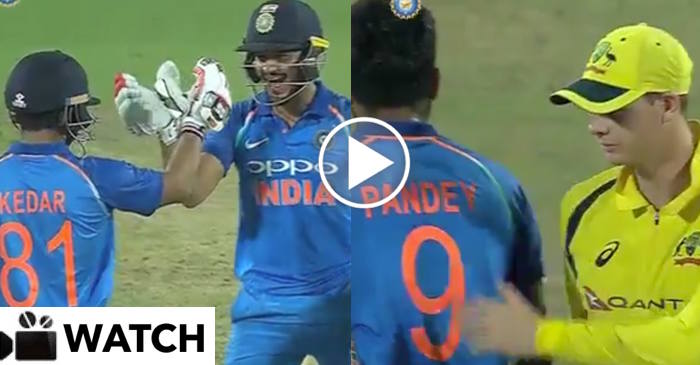 WATCH : Team India’s winning moment in the 5th ODI against Australia