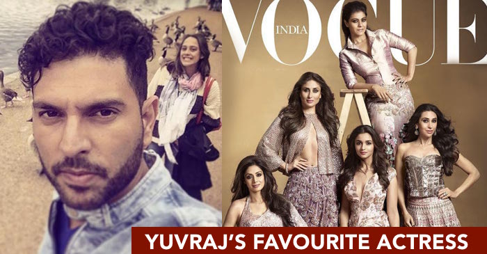 Yuvraj Singh reveals his favourite Bollywood actress