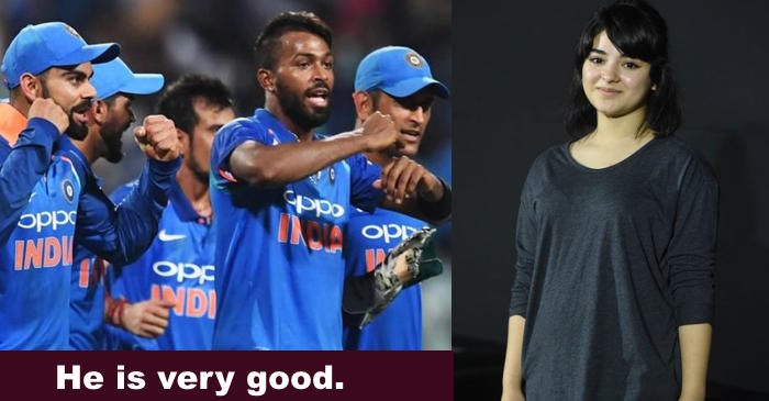 ‘Dangal’ actress Zaira Wasim reveals her favourite cricketer