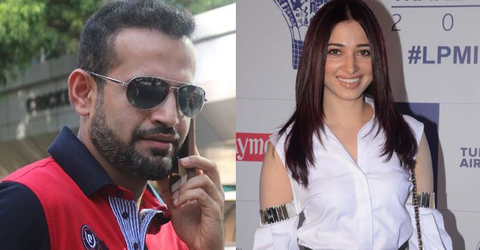 Irfan Pathan bonds with Tamannaah Bhatia for a reality show