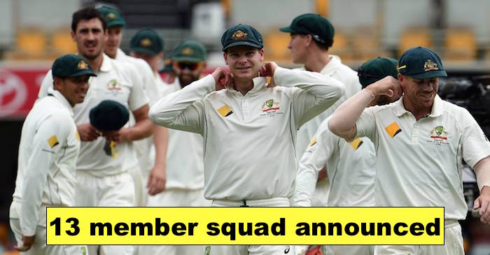 Australia name squad for first two Ashes series Tests