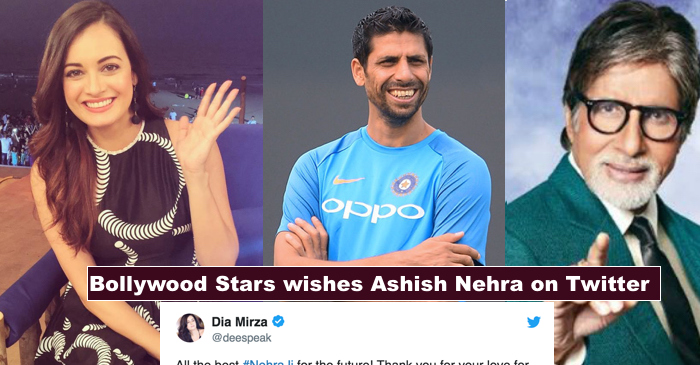 These messages for Ashish Nehra from Bollywood stars are winning the internet