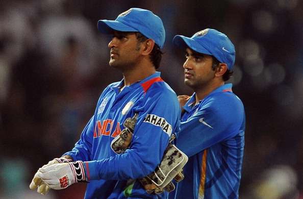 Gautam Gambhir, MS Dhoni