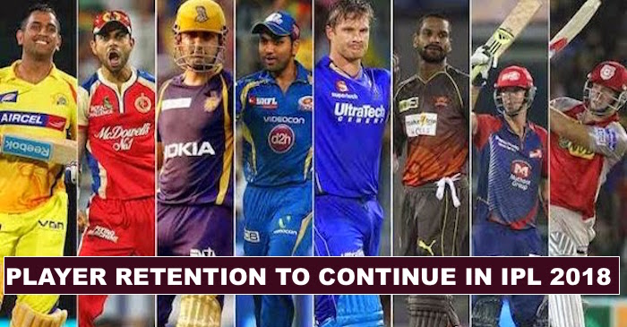 IPL 2018: Players will have option to be retained or auctioned