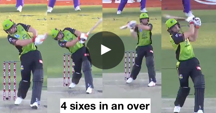 VIDEO: Jos Buttler smashes 4 massive sixes in an over off Tom Rogers