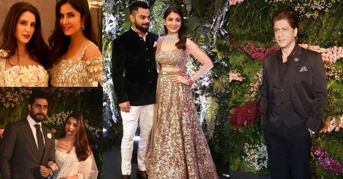 Photos: Katrina Kaif, Shah Rukh Khan, Aishwarya Rai and other Bollywood stars attend Virat Kohli, Anushka Sharma’s wedding reception in Mumbai
