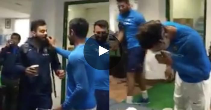 VIDEO: Team India smears cake on birthday boy Ravindra Jadeja’s face