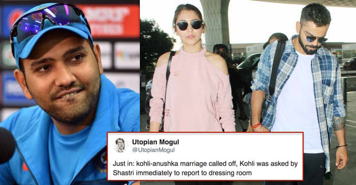 ‘Virat Kohli-Anushka Sharma wedding called off’, Twitter makes fun of India’s poor show against Sri Lanka at Dharamsala