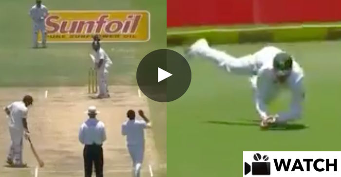 VIDEO: AB de Villiers grabs a blinder to dismiss Rohit Sharma