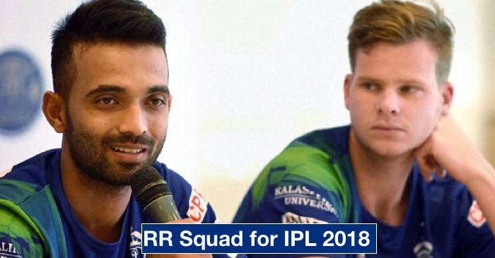 IPL 2018: Rajasthan Royals complete squad