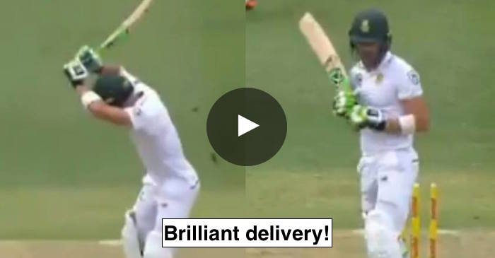 VIDEO: Jasprit Bumrah knocks over Faf du Plessis with a brilliant inswinger
