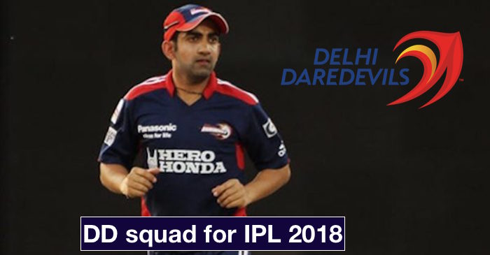 IPL 2018: Delhi Daredevils complete squad