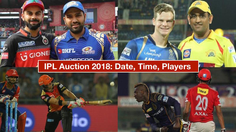 IPL 2018 Auction: Date, Time, Players And RTM cards list