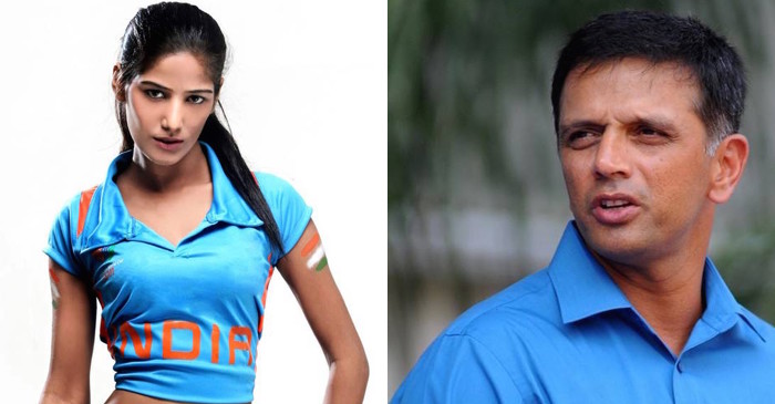 Poonam Pandey wishes Rahul Dravid in her trademark style