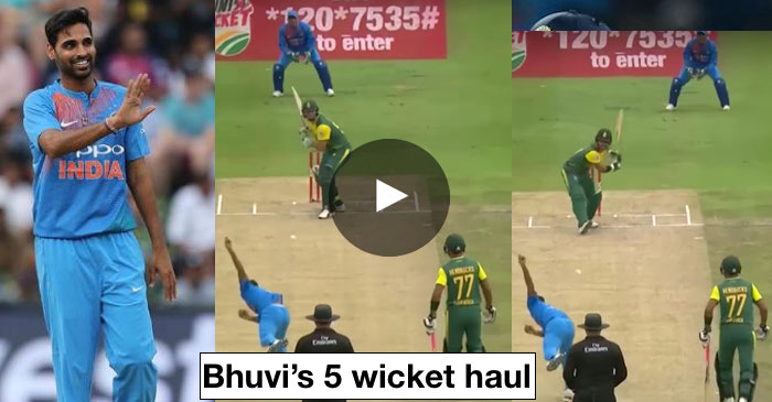 WATCH: Bhuvneshwar Kumar’s 5 wicket-haul against South Africa in Johannesburg