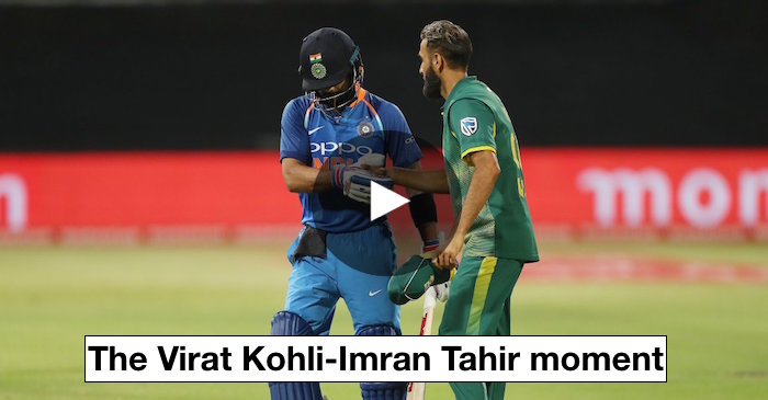 VIDEO: Imran Tahir wins hearts with his sportsmanship during the Durban ODI