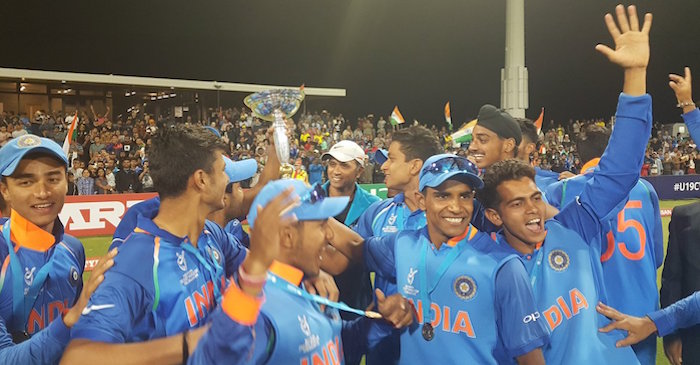 VIDEO: A Great Gesture By India Under-19 Boys After Winning The World Cup