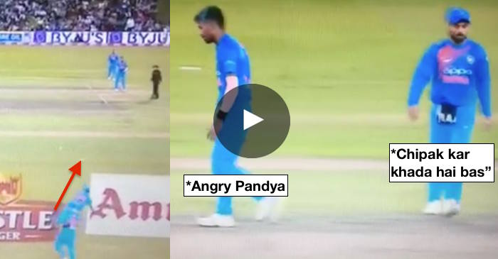 VIDEO: Frustrated Hardik Pandya, Virat Kohli shows their disappointment on Jaydev Unadkat